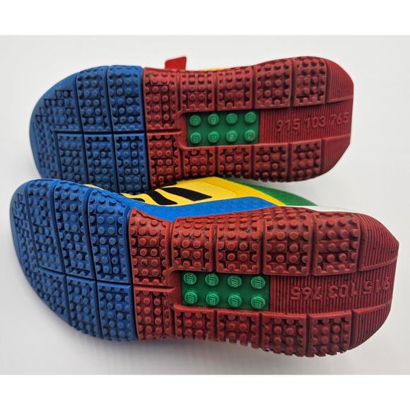 adidas LEGO x Sport DNA Boys Size 2 Multicolored Tennis Shoes - Picture 5 of 7
